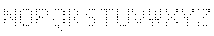 Captured Thin Font UPPERCASE