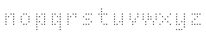 Captured Thin Font LOWERCASE