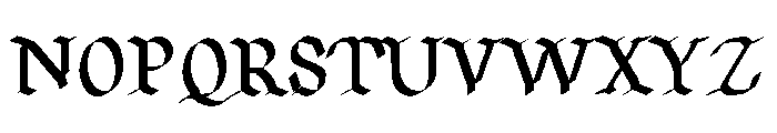 Career Salle13 Cursive Font UPPERCASE