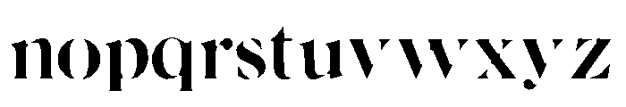 Career Turning Font LOWERCASE