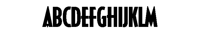 Casablanca CondensedBoldAlt Font UPPERCASE