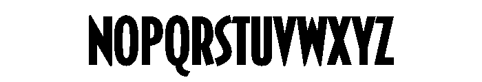 Casablanca CondensedBoldAlt Font UPPERCASE