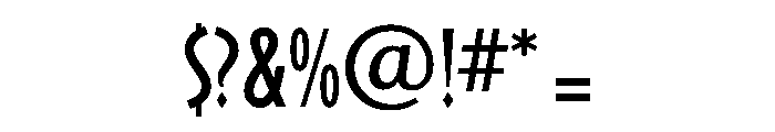 Casablanca CondensedBookAlt Font OTHER CHARS