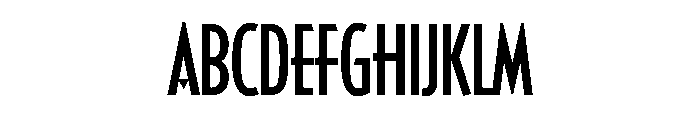 Casablanca CondensedBookAlt Font UPPERCASE