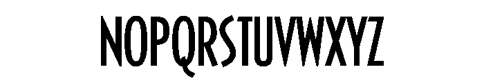 Casablanca CondensedBookAlt Font UPPERCASE