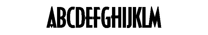 Casablanca CondensedMediumAlt Font UPPERCASE