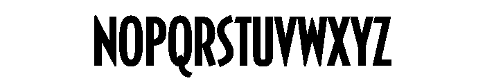 Casablanca CondensedMediumAlt Font UPPERCASE