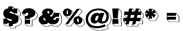 Caslon Antique Inverse Font OTHER CHARS