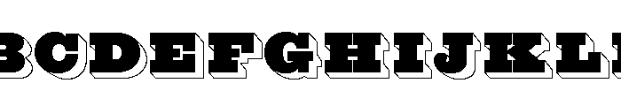 Caslon Antique Inverse Font UPPERCASE