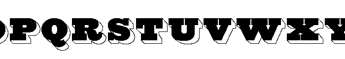 Caslon Antique Inverse Font UPPERCASE