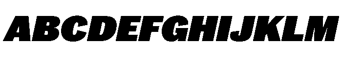 Caslon Doric Black Italic Font UPPERCASE