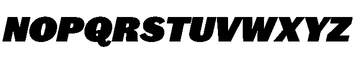 Caslon Doric Black Italic Font UPPERCASE