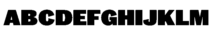 Caslon Doric Black Font UPPERCASE