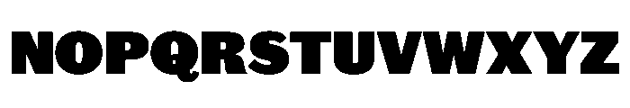 Caslon Doric Black Font UPPERCASE