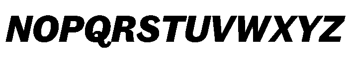 Caslon Doric Bold Italic Font UPPERCASE