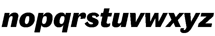 Caslon Doric Bold Italic Font LOWERCASE
