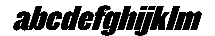 Caslon Doric Condensed Black Italic FONT