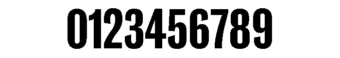 Caslon Doric Condensed Bold Font OTHER CHARS