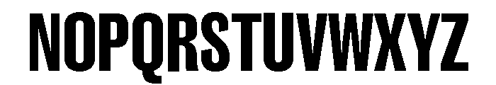 Caslon Doric Condensed Bold Font UPPERCASE