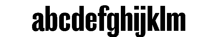 Caslon Doric Condensed Bold FONT