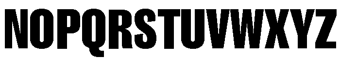 Caslon Doric Condensed Extrabold Font UPPERCASE