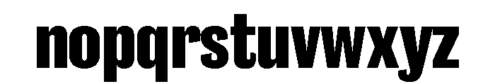 Caslon Doric Condensed Extrabold Font LOWERCASE