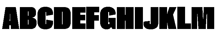 Caslon Doric Condensed Fat Font UPPERCASE
