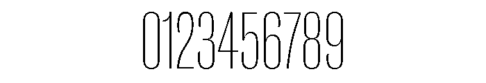 Caslon Doric Condensed Light Font OTHER CHARS