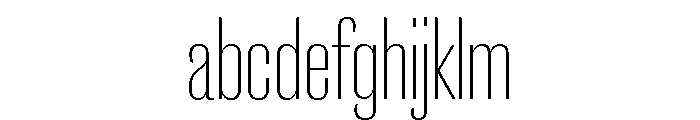 Caslon Doric Condensed Light FONT