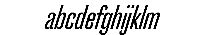 Caslon Doric Condensed Medium Italic FONT