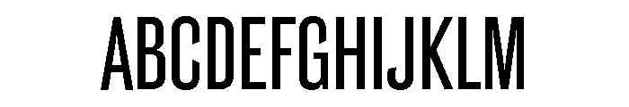 Caslon Doric Condensed Medium Font UPPERCASE