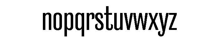 Caslon Doric Condensed Medium Font LOWERCASE