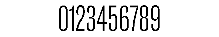 Caslon Doric Condensed Regular Font OTHER CHARS