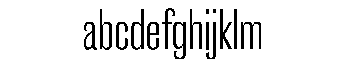 Caslon Doric Condensed Regular FONT