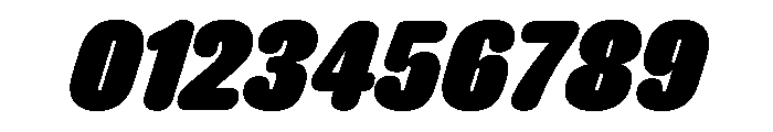 Caslon Doric Condensed Round Black Italic Font OTHER CHARS