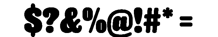 Caslon Doric Condensed Round Black Font OTHER CHARS