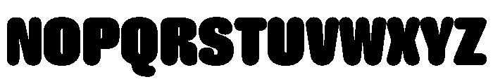 Caslon Doric Condensed Round Black Font UPPERCASE