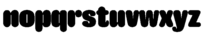 Caslon Doric Condensed Round Black Font LOWERCASE