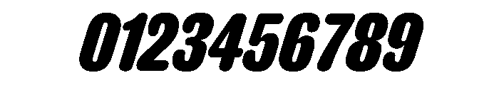 Caslon Doric Condensed Round Bold Italic Font OTHER CHARS