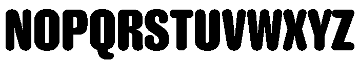 Caslon Doric Condensed Round Bold Font UPPERCASE