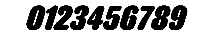 Caslon Doric Condensed Round Extrabold Italic Font OTHER CHARS