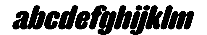 Caslon Doric Condensed Round Extrabold Italic FONT