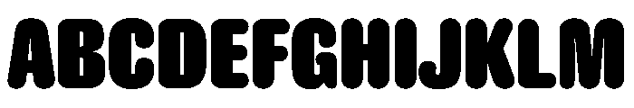 Caslon Doric Condensed Round Extrabold Font UPPERCASE