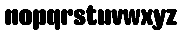 Caslon Doric Condensed Round Extrabold Font LOWERCASE