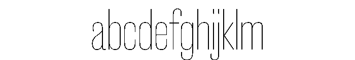 Caslon Doric Condensed Round Hairline FONT