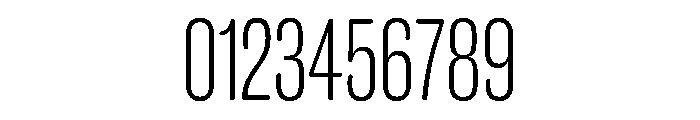 Caslon Doric Condensed Round Light Font OTHER CHARS