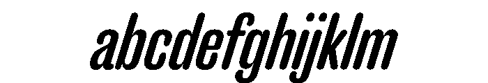 Caslon Doric Condensed Round Medium Italic FONT