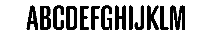 Caslon Doric Condensed Round Medium Font UPPERCASE