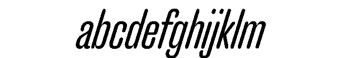 Caslon Doric Condensed Round Regular Italic FONT
