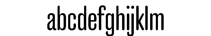 Caslon Doric Condensed Round Regular FONT